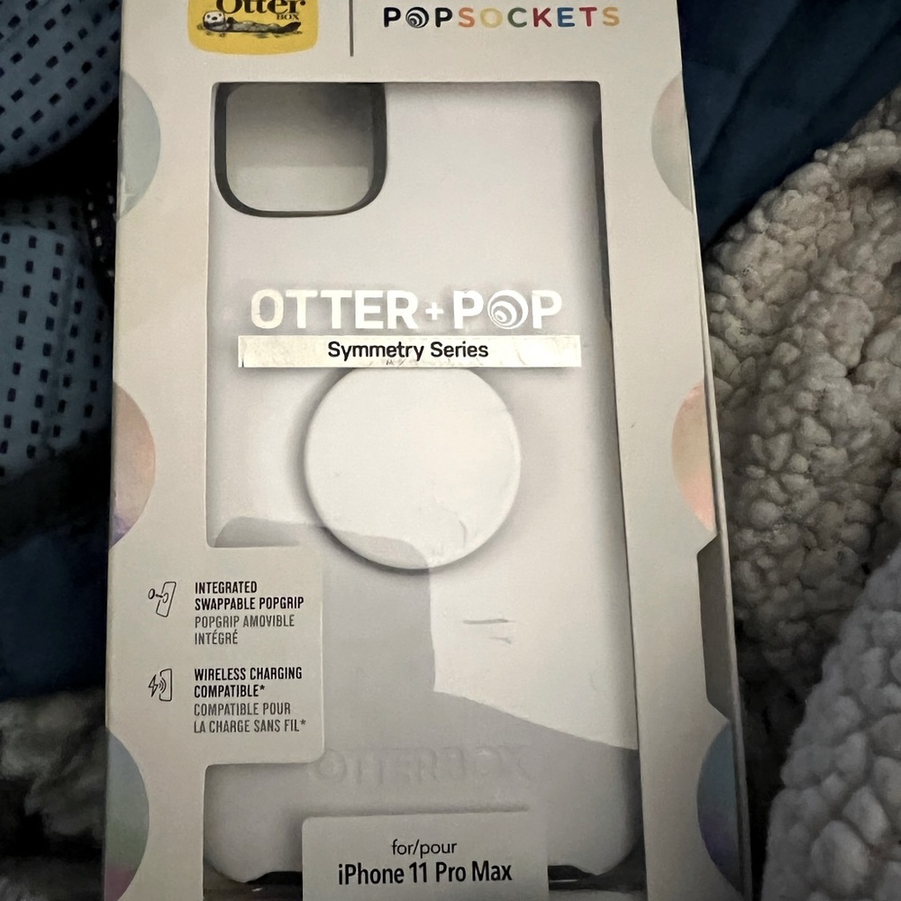BNWT iPhone 11 Pro Max White Otterbox Otter+Pop Symmetry Series Protection Case